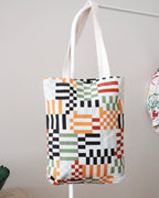 Tote Bag - MultiColour Checker image 1
