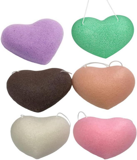 Konjac Sponge - Heart