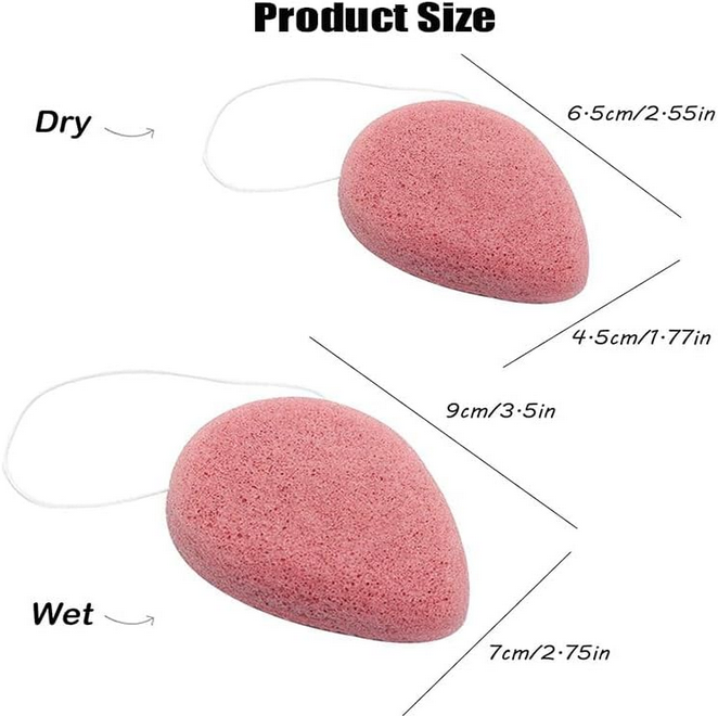 Konjac Sponge - Teardrop
