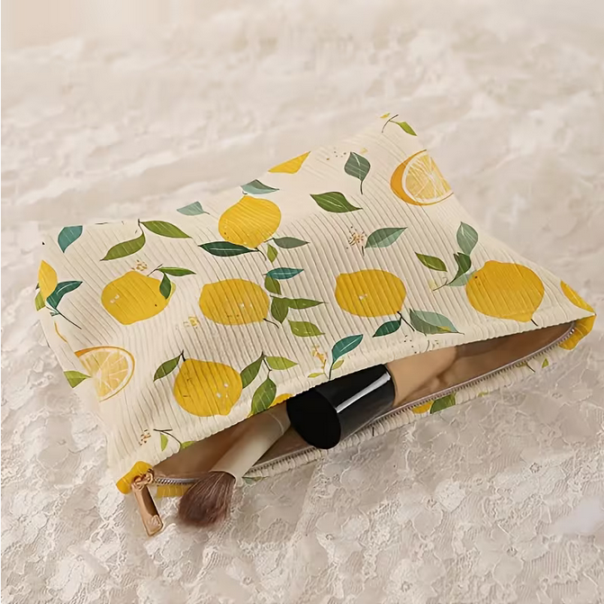 Makeup Bag - Lemons