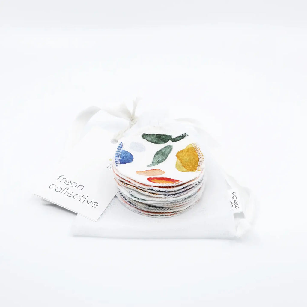 Organic Cotton Rounds - Sierra Florals image 1