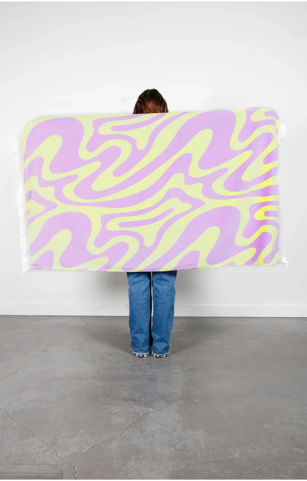 Bowie Velour Beach Towel image 1